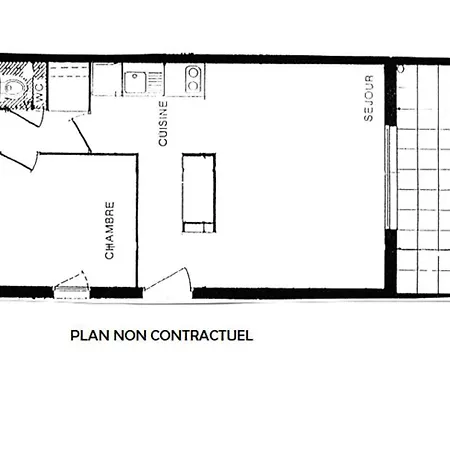 Apartman Ce020-m040 Appt 3 Pieces 4 Couchages *